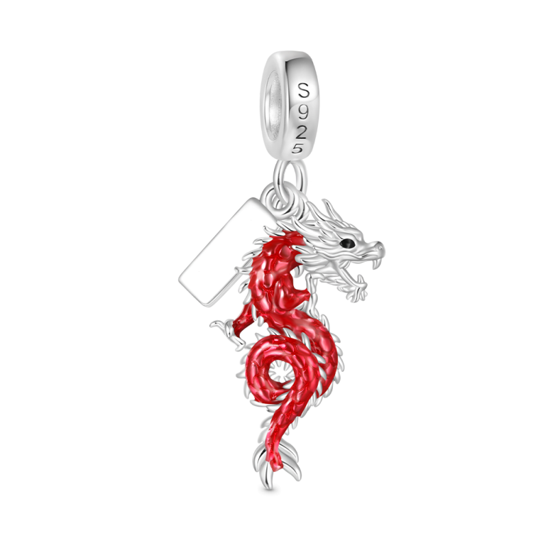 Lucky Red Dragon Pendant