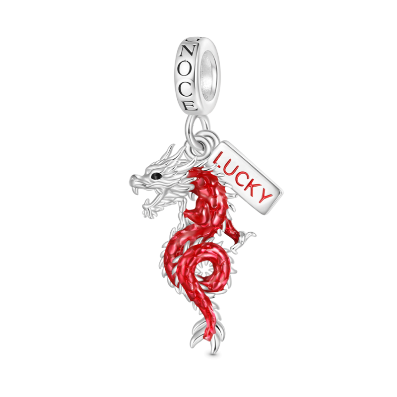 Lucky Red Dragon Pendant
