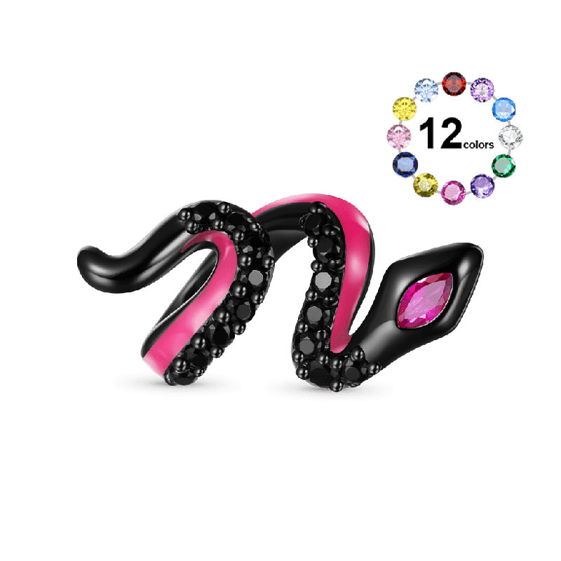 Luminous Black Snake Charm