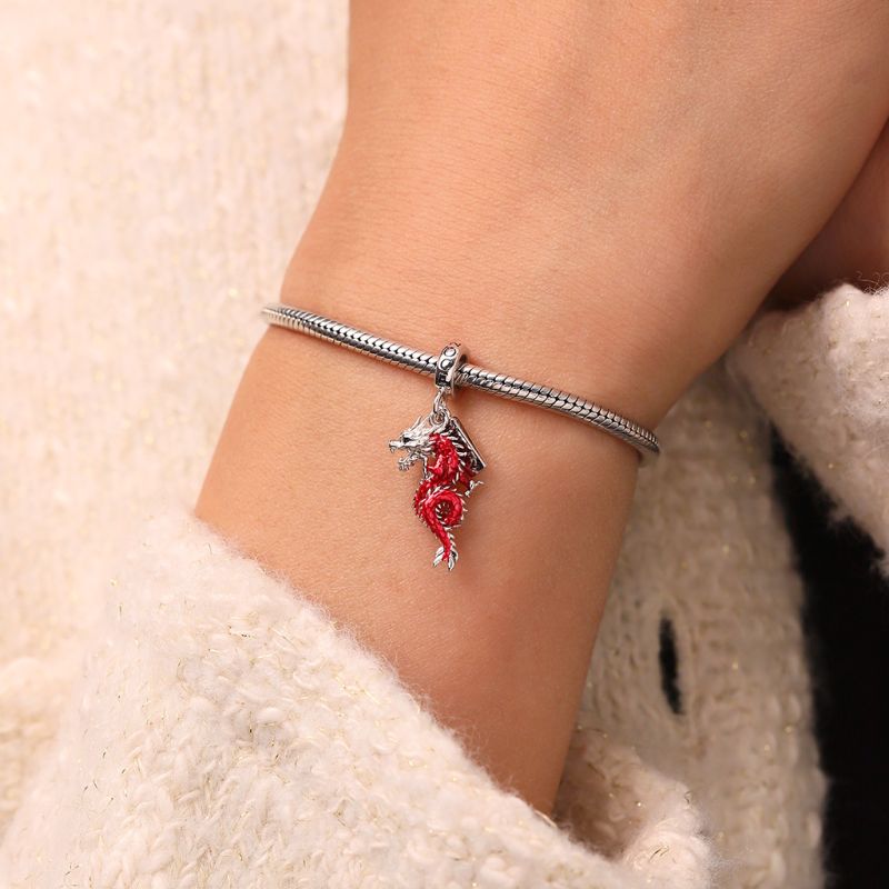 Lucky Red Dragon Pendant