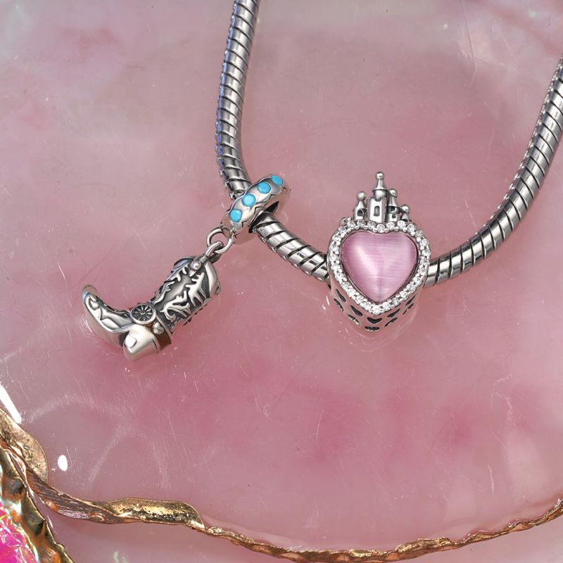 Western Cowboy Boot Pendant