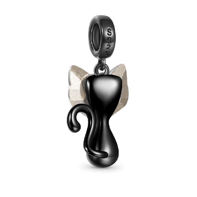 Crystal Black Cat Pendant