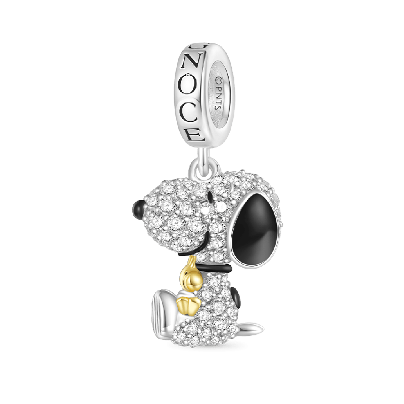 Snoopy Diamond Pendant