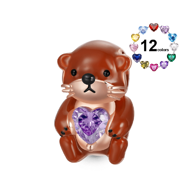 Brooke Otter Embraces Heart Charm