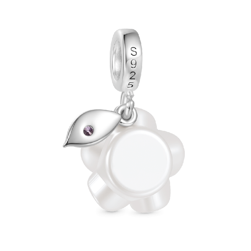 Pearl Rose Birthstone Pendant