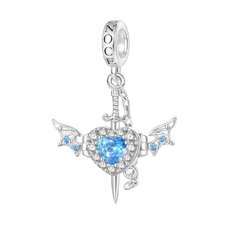 Wounded Heart & Dagger Pendant