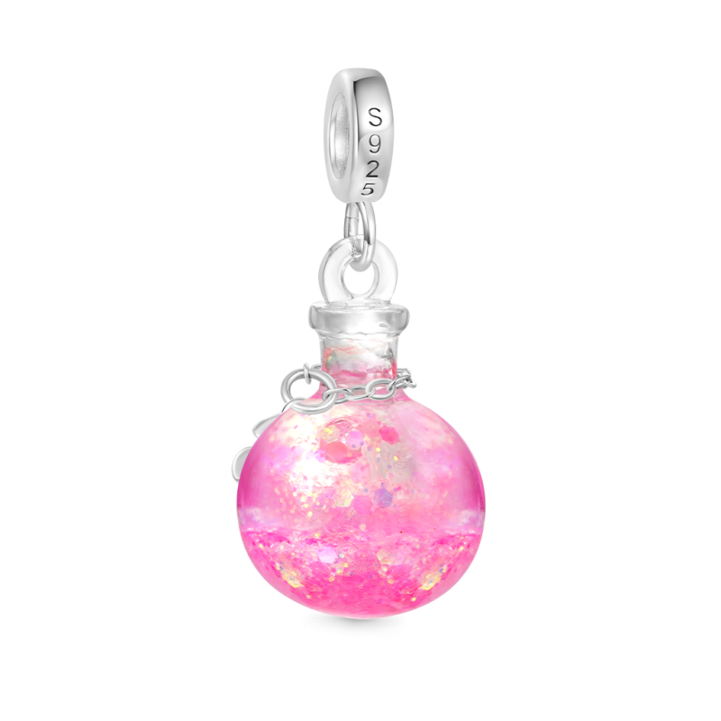 Sakura Quicksand Bottle Pendant