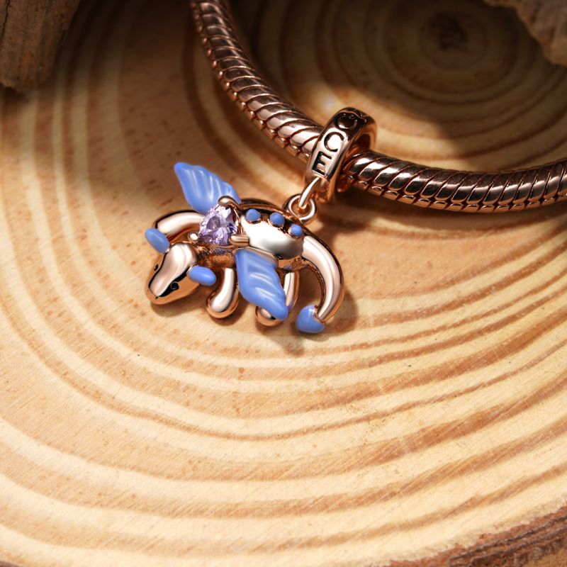 Persimmon Dragon Pendant