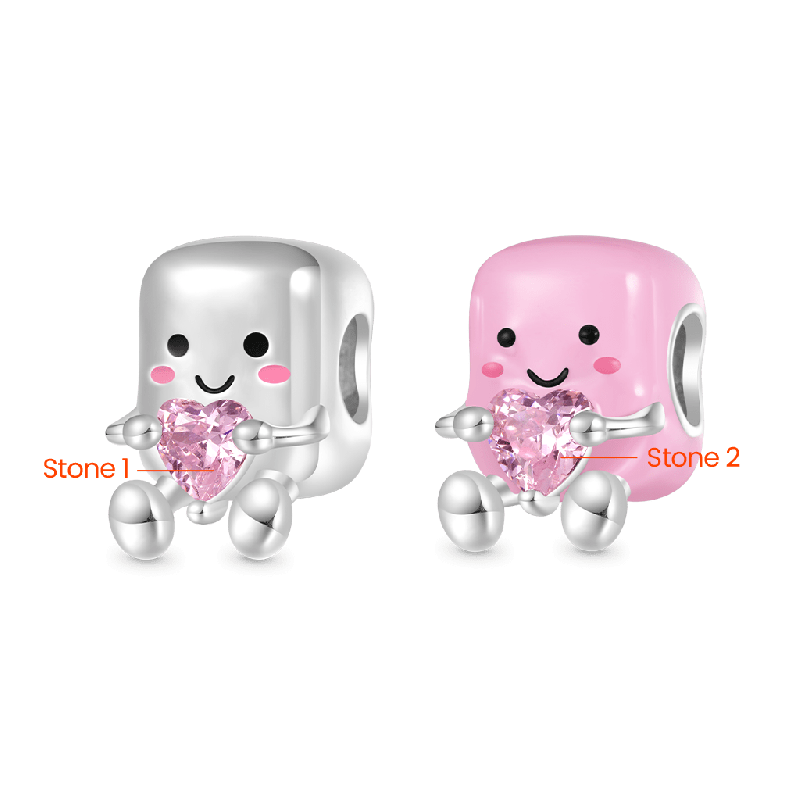 Pair of Marshmallows Charm