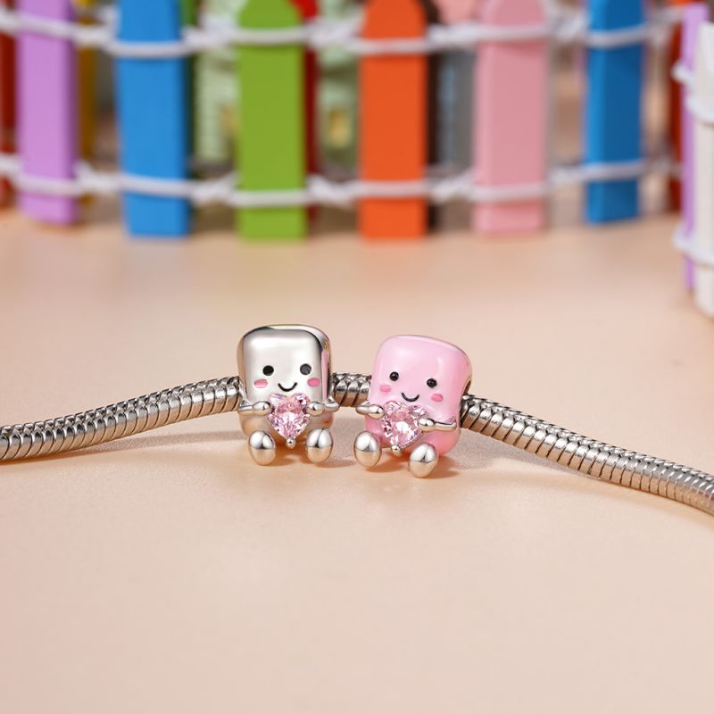 Pair of Marshmallows Charm