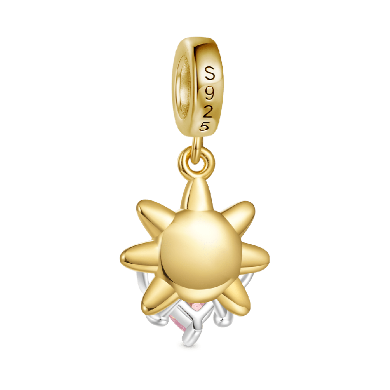 Smiling Sun Embraces Love Pendant