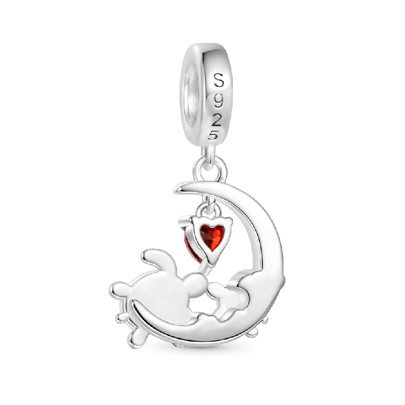 Mothers Day Moon Turtles Pendant