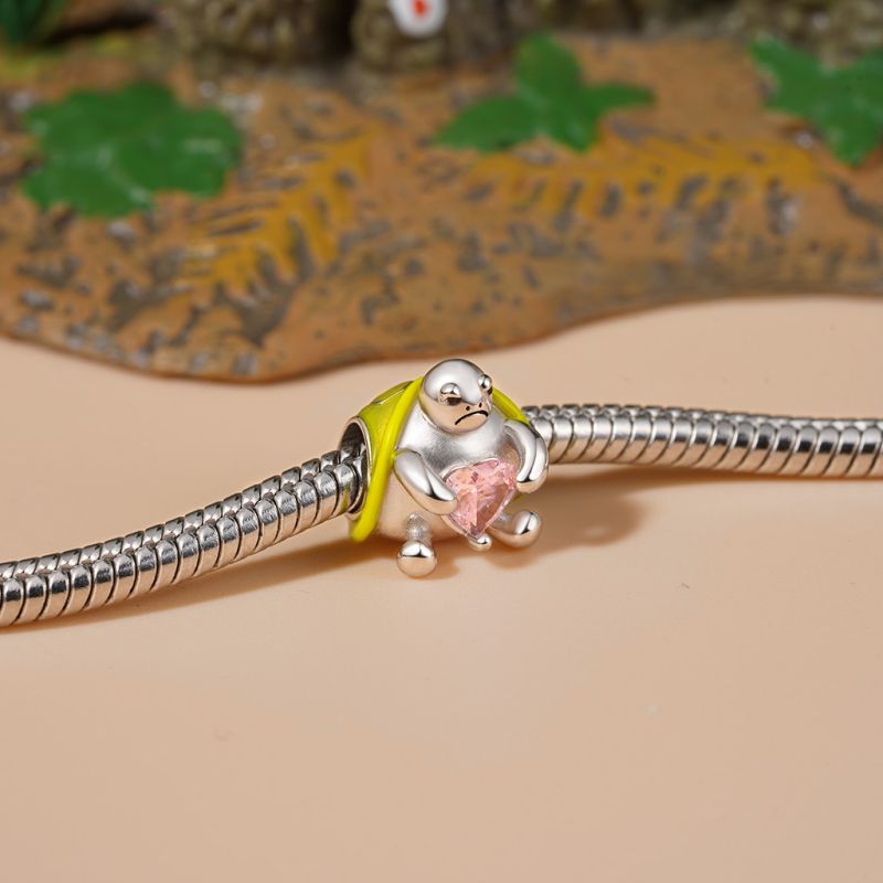 Turtle Embraces Love Charm