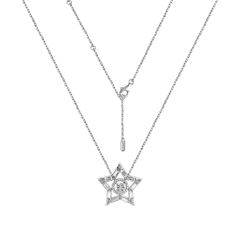 Shiny Five-pointed Star Necklace