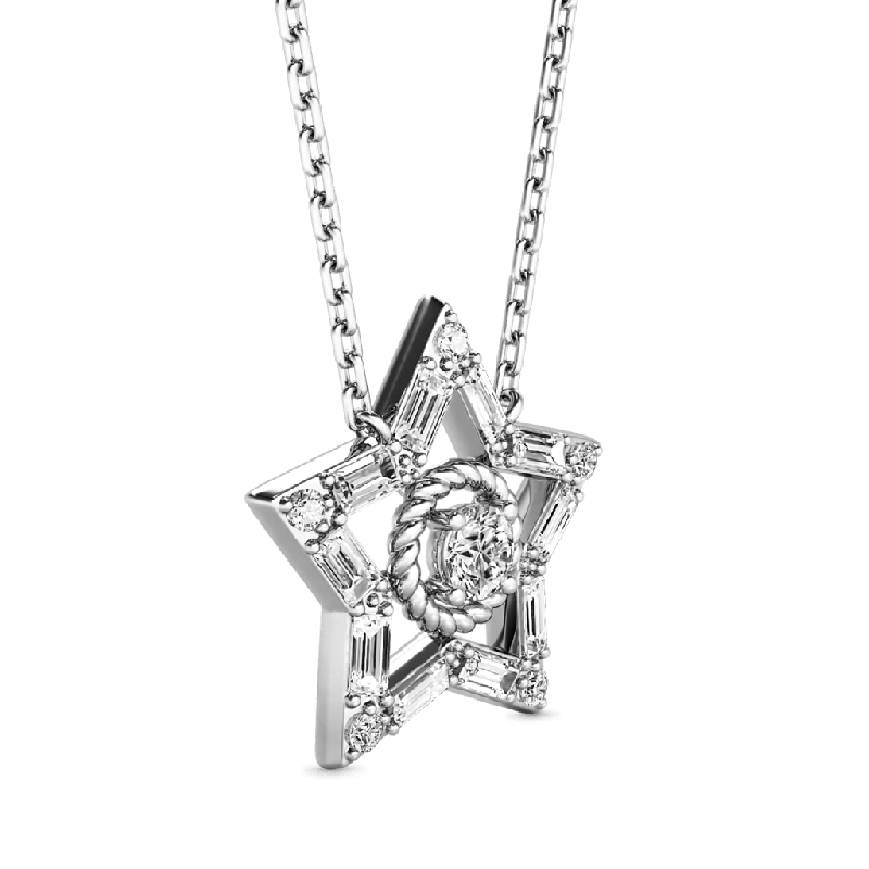 Shiny Five-pointed Star Necklace