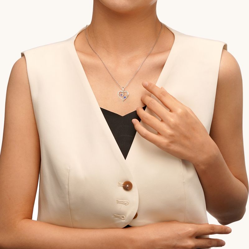 Simple Love Interlaced Necklace