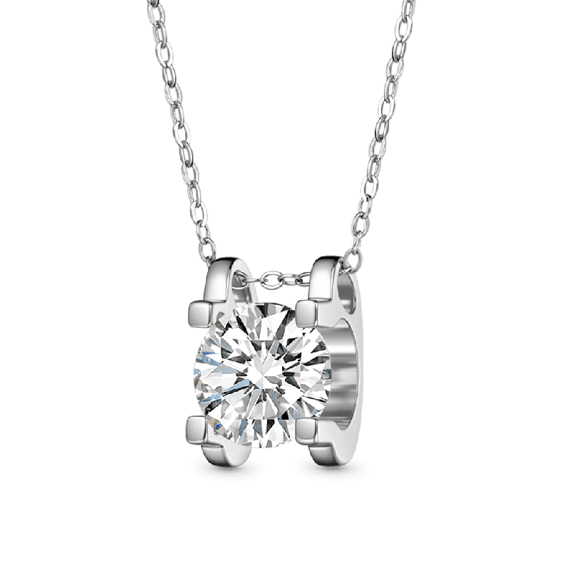 Dazzling 1ct VVS Moissanite Necklace
