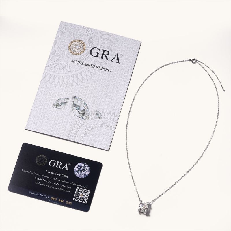 Dazzling 1ct VVS Moissanite Necklace