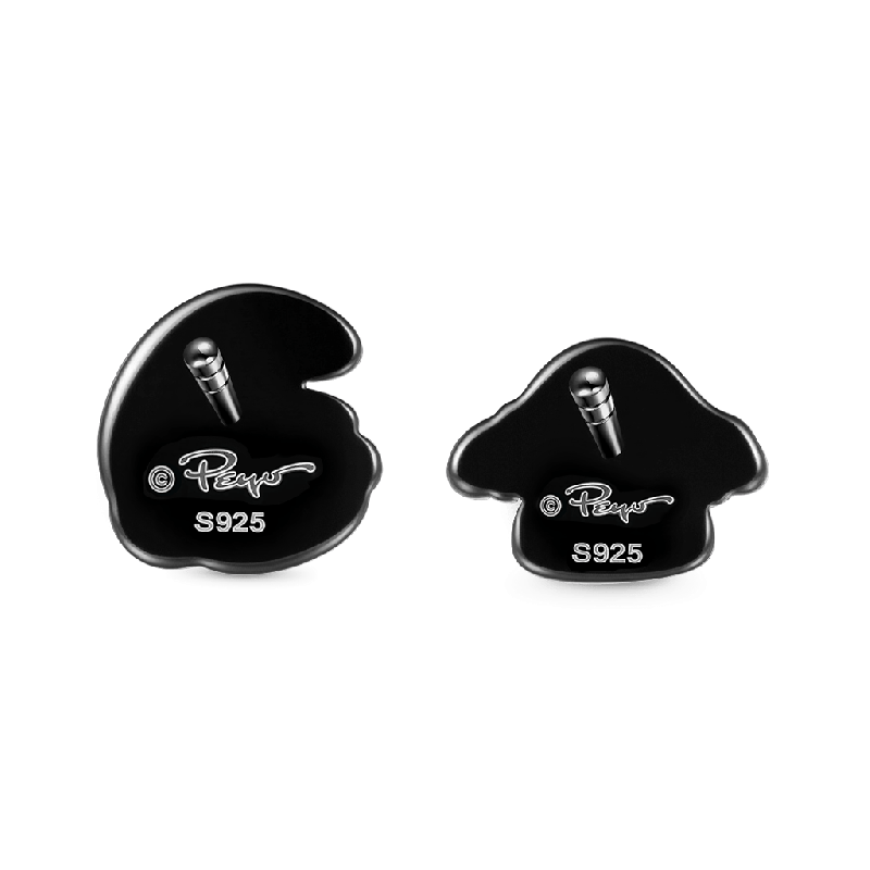 Smurfs x Asymmetric Stud Earrings