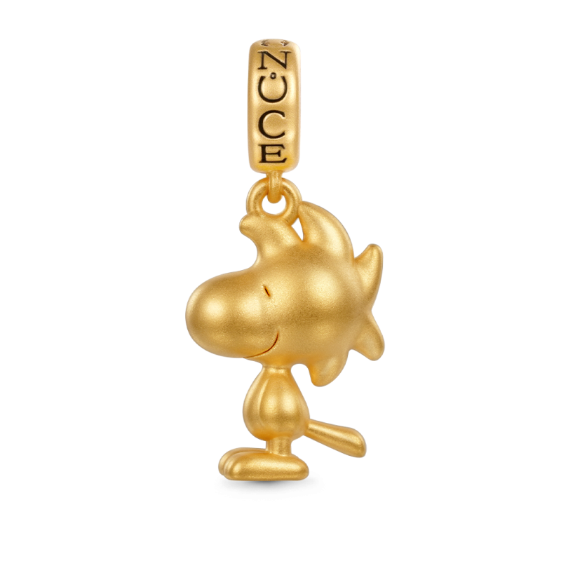 18k Gold Woodstock Pendant