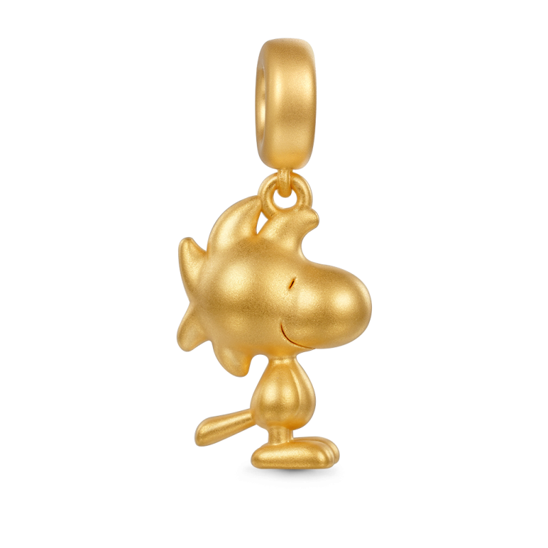 18k Gold Woodstock Pendant