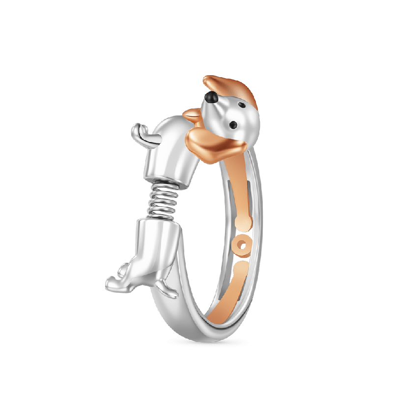 Spoof Spring Dachshund Ring
