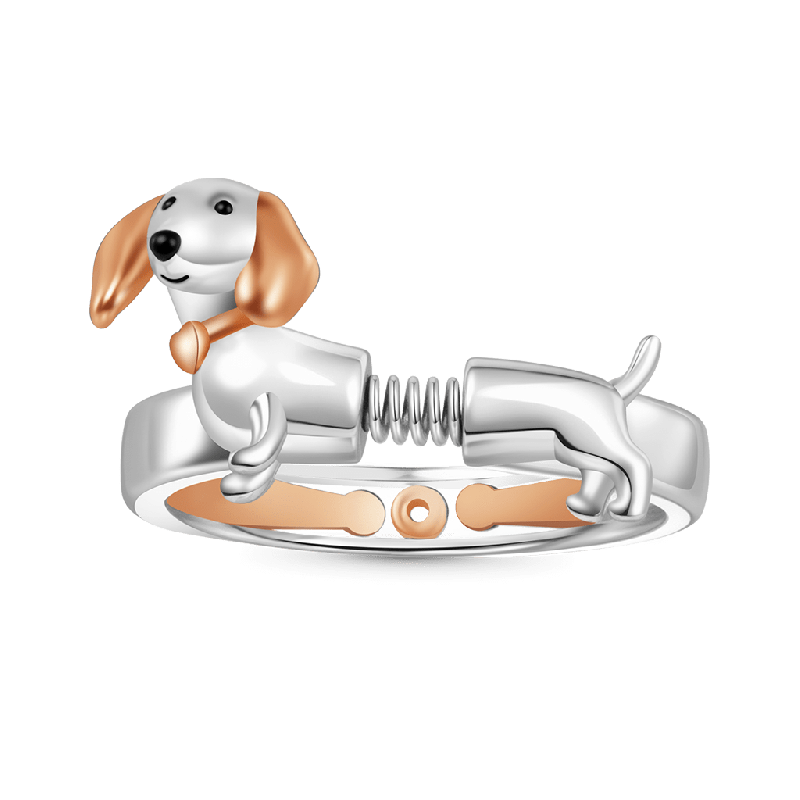 Spoof Spring Dachshund Ring