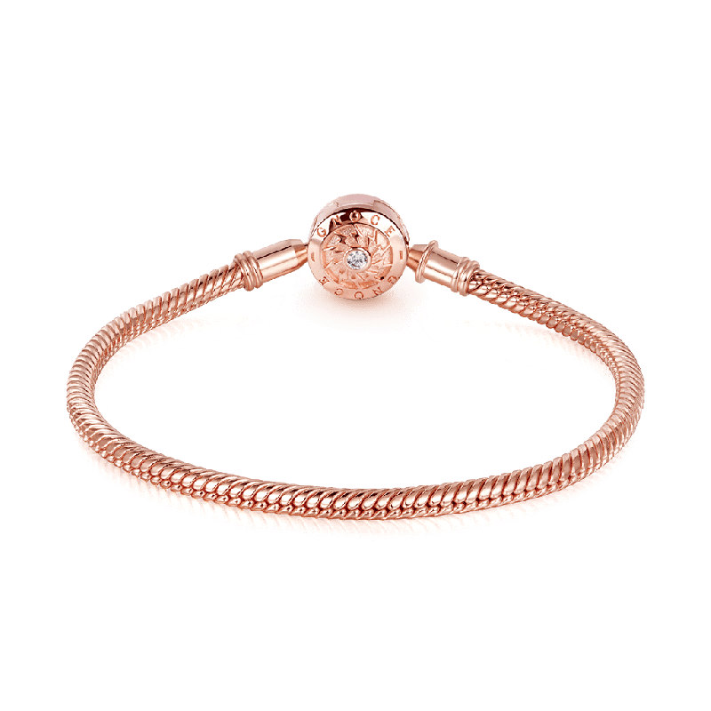 18K Rose Gold Causal Bracelet