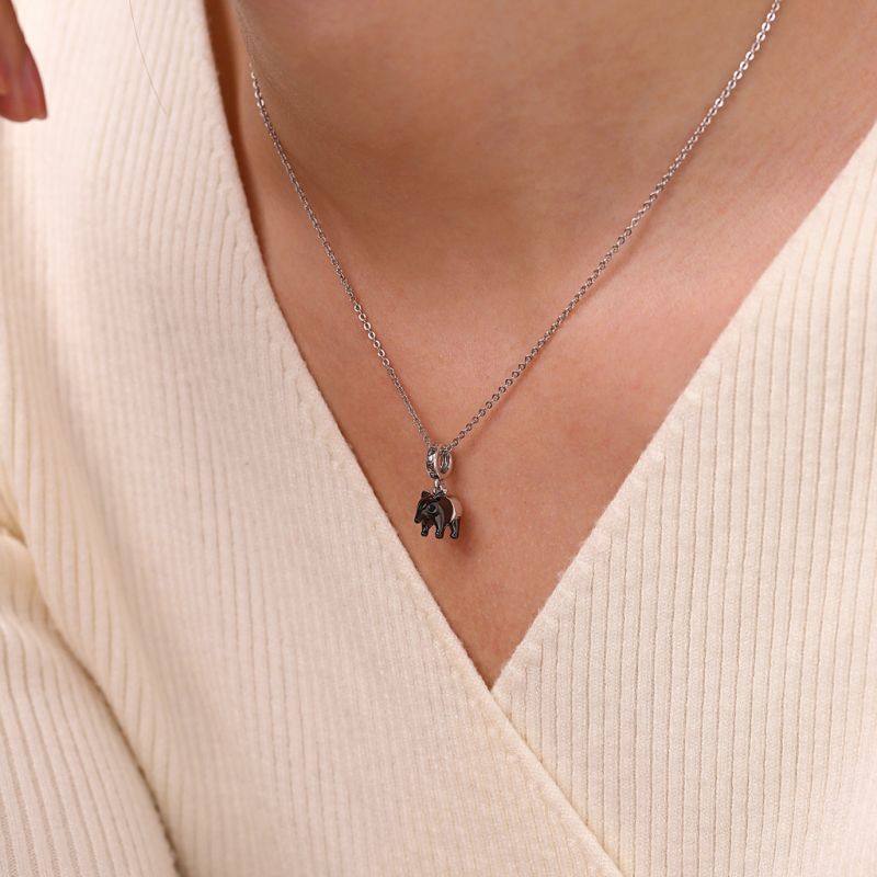 Cute Malayan Tapir Pendant
