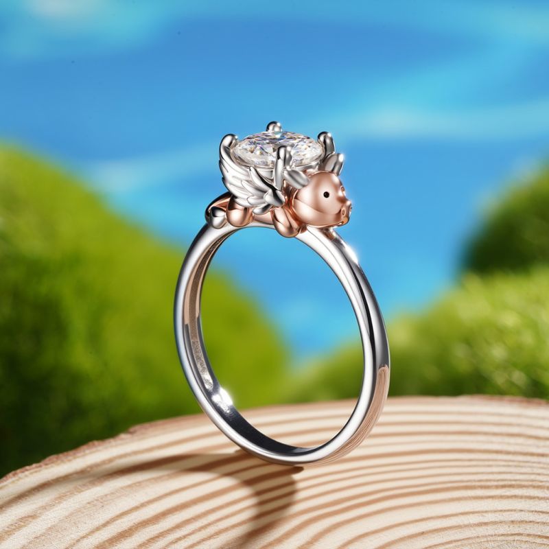Persimmon Dragon Ring
