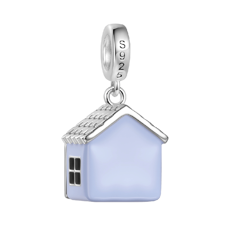 Teddie in a House Pendant