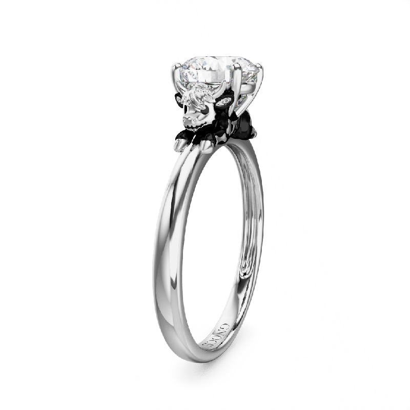 Skeleton Highland Cow Ring