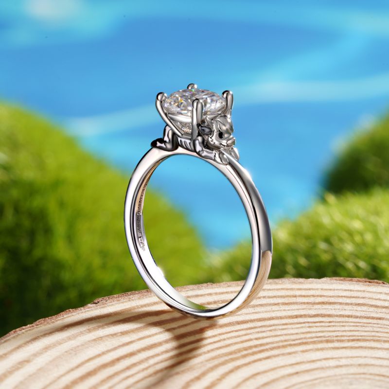 Skeleton Highland Cow Ring