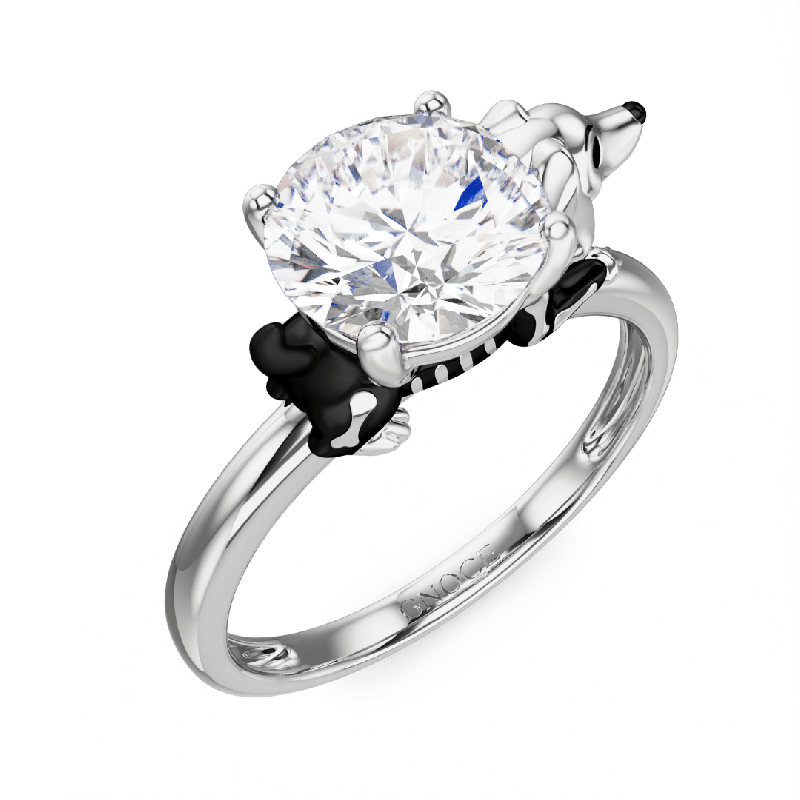 Skeleton Puppy Ring