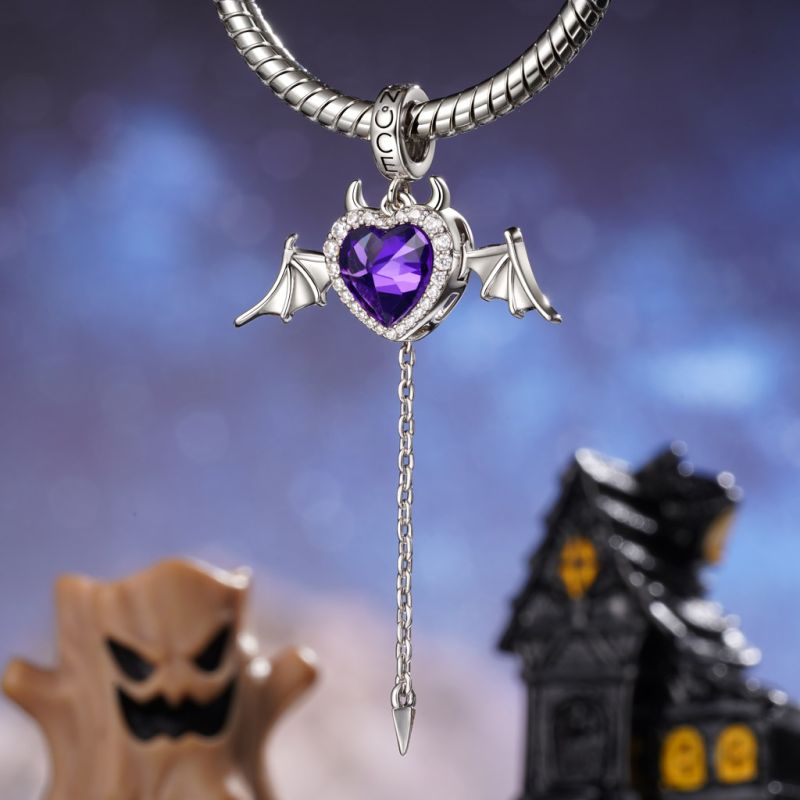Flying Demon Wing Charm