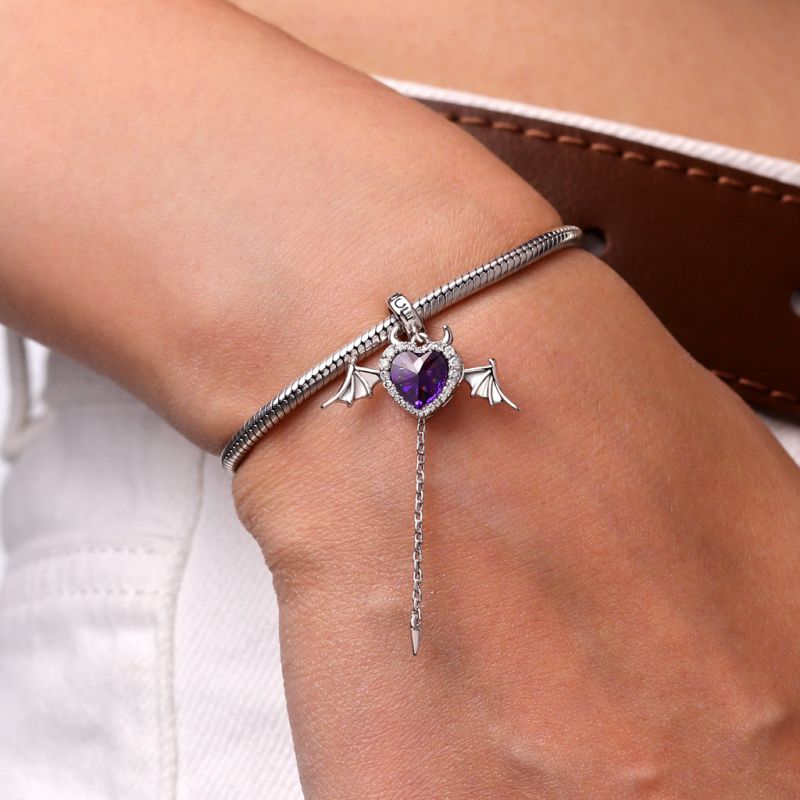 Flying Demon Wing Charm