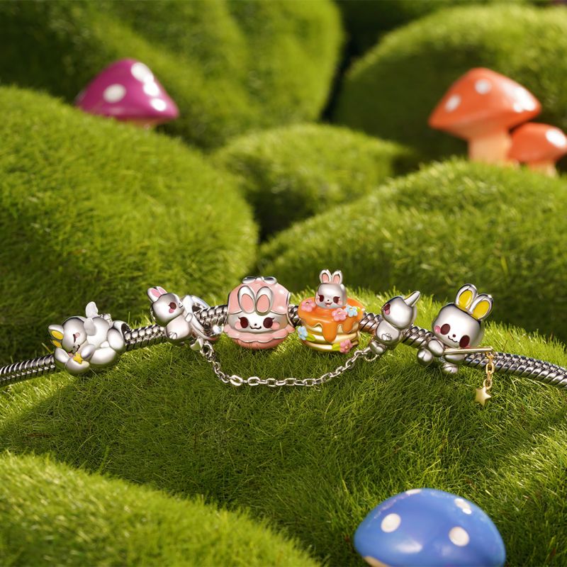 Nap Time Bunny Charm