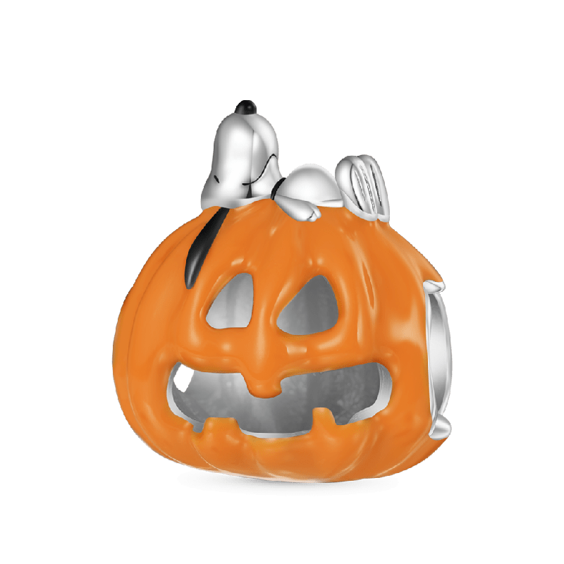 Peanuts Snoopy Pumpkin Charm