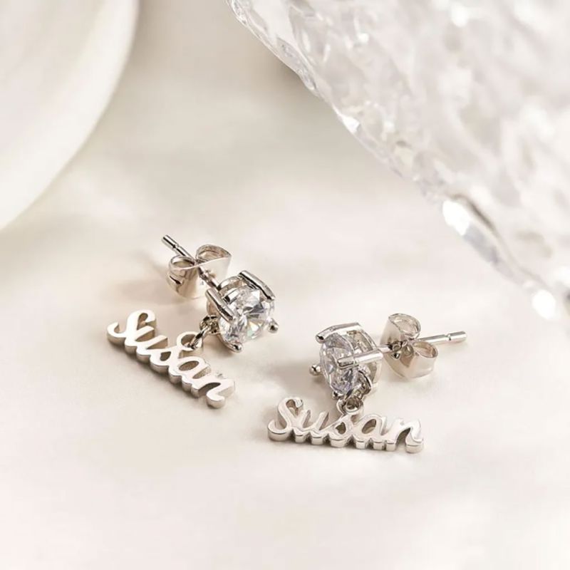 Personalized Birthstone Earrings