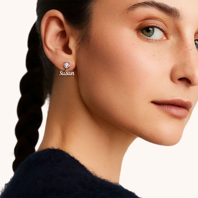 Personalized Birthstone Earrings
