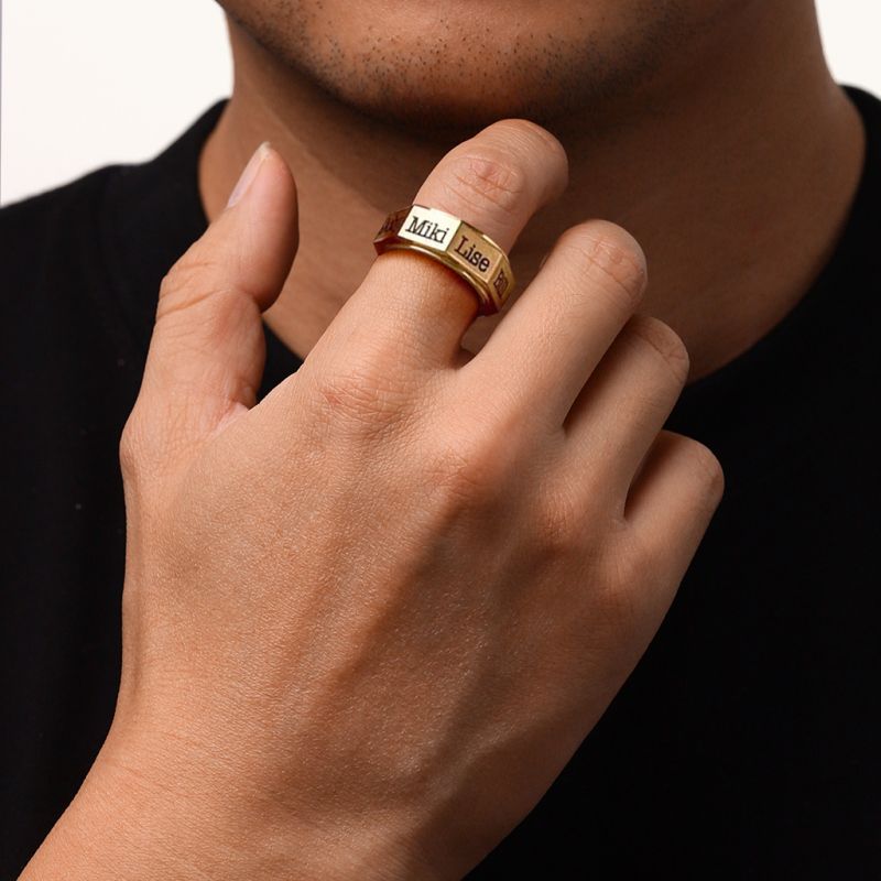 Engravable Men Band Ring