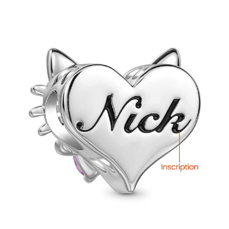 Engravable Pet Cat Charm
