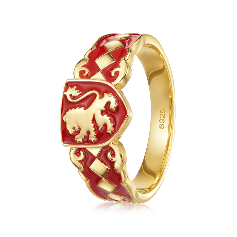 Gryffindor Lion Band Ring