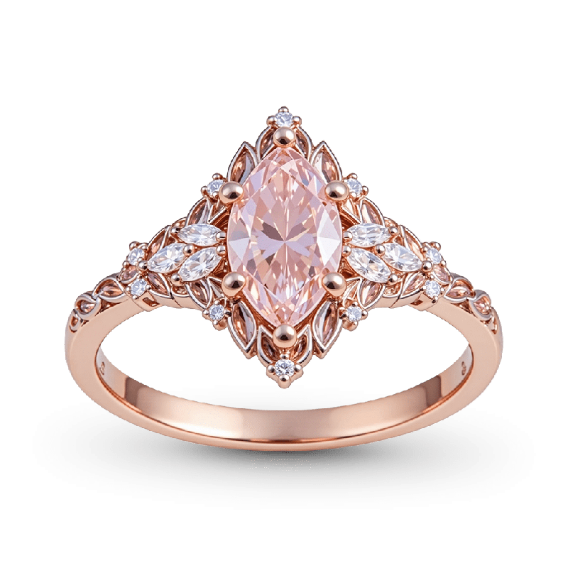 Marquise-Cut Engagement Ring