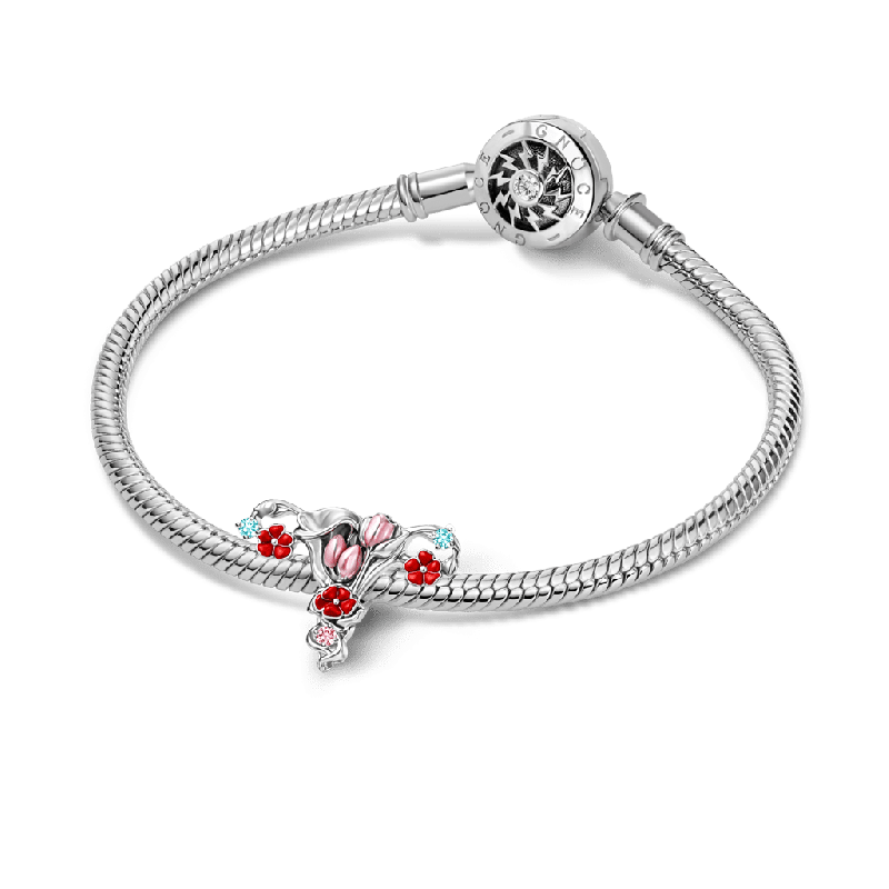 Floral Uterus Charm