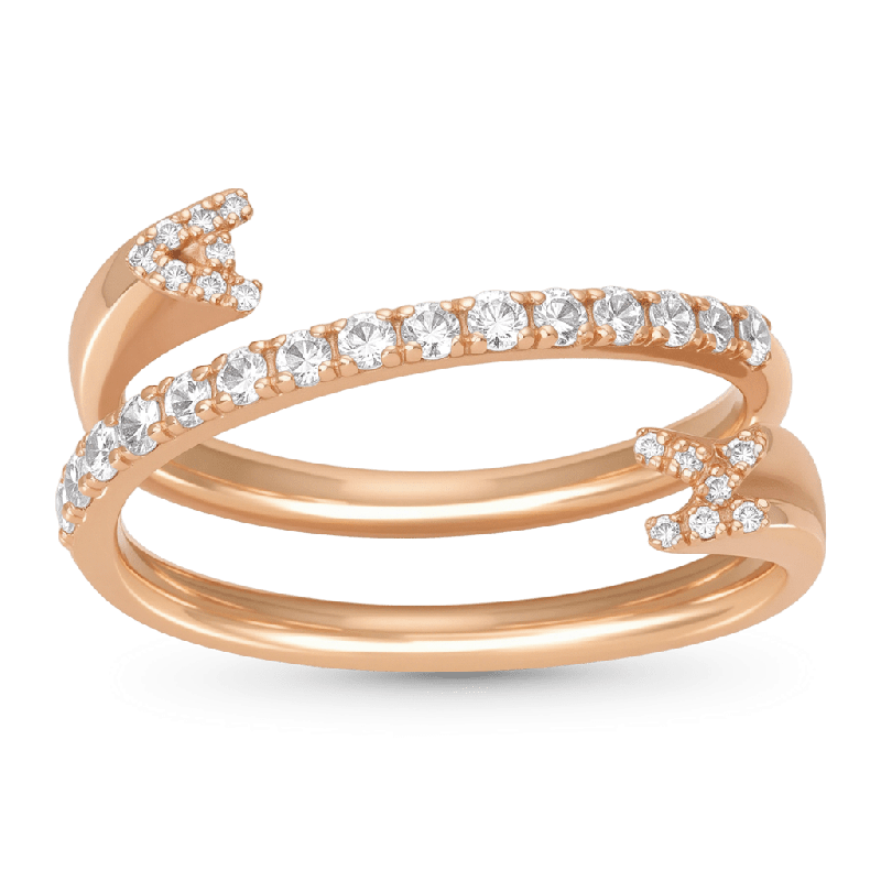 3 Row Nesting Ring with Engraving