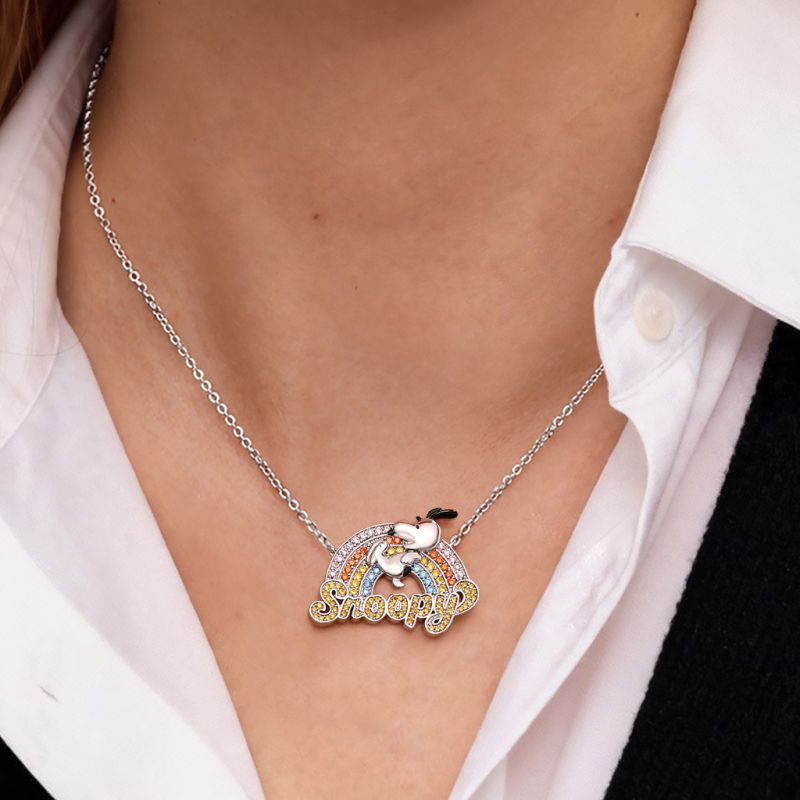 Snoopy Rainbow Necklace