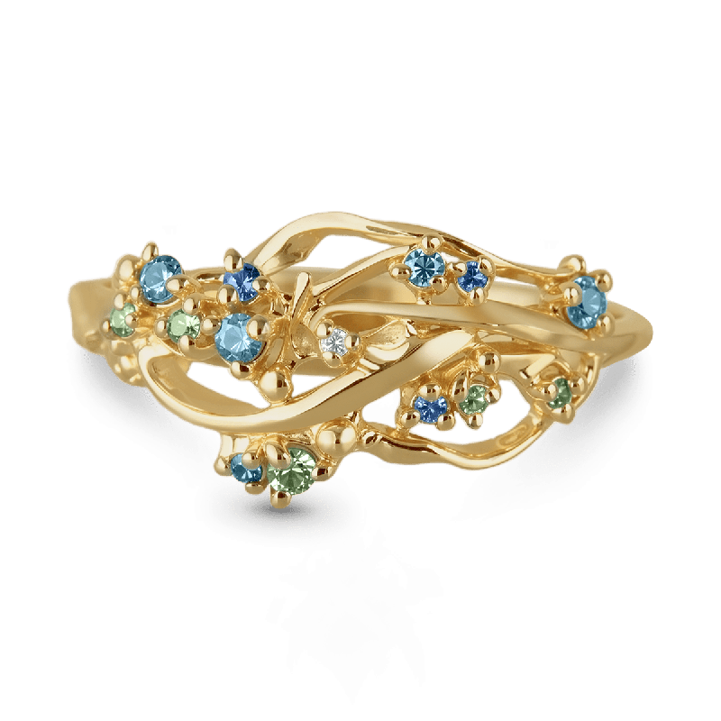 Vine Round-Cut Ring
