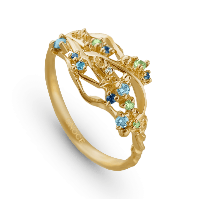 Vine Round-Cut Ring