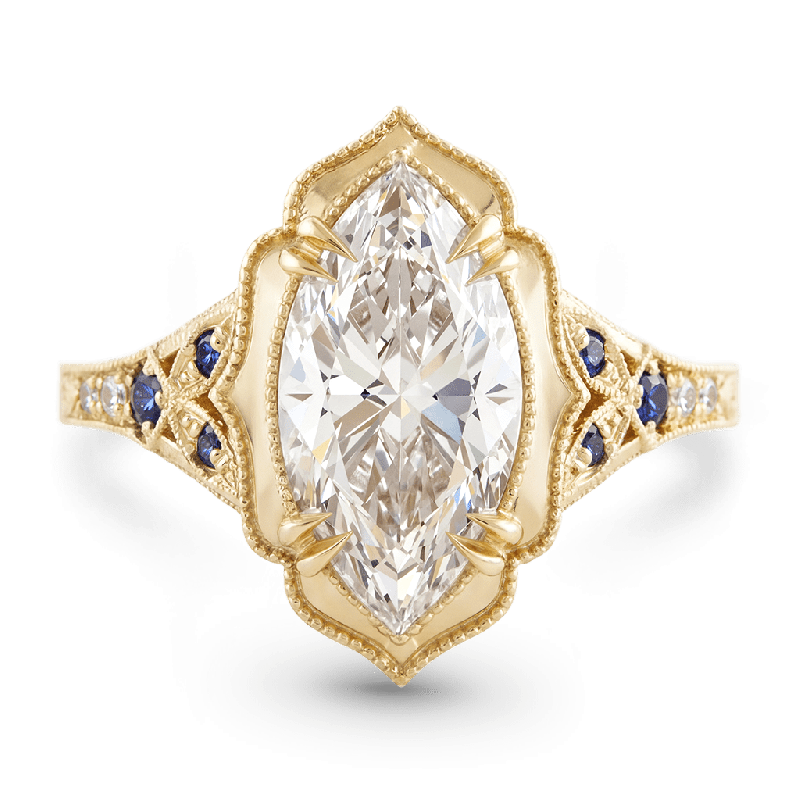 Victorian Style Marquise-Cut Ring